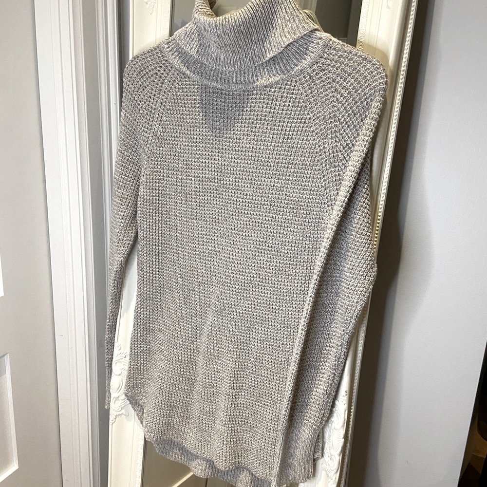 Knit turtleneck sweater